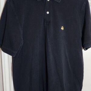 Brooks Brothers Black Polo with Golden Fleece‎ Logo
